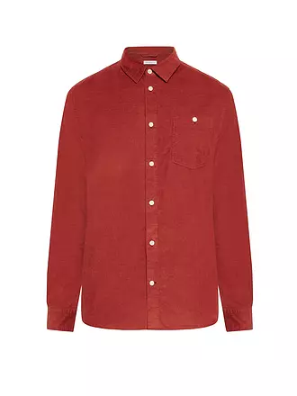KNOWLEDGE COTTON APPAREL | Chemise coupe régulière | dunkelrot